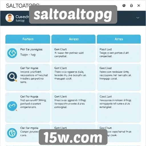 Avaliação da interface e usabilidade do saltoaltopg